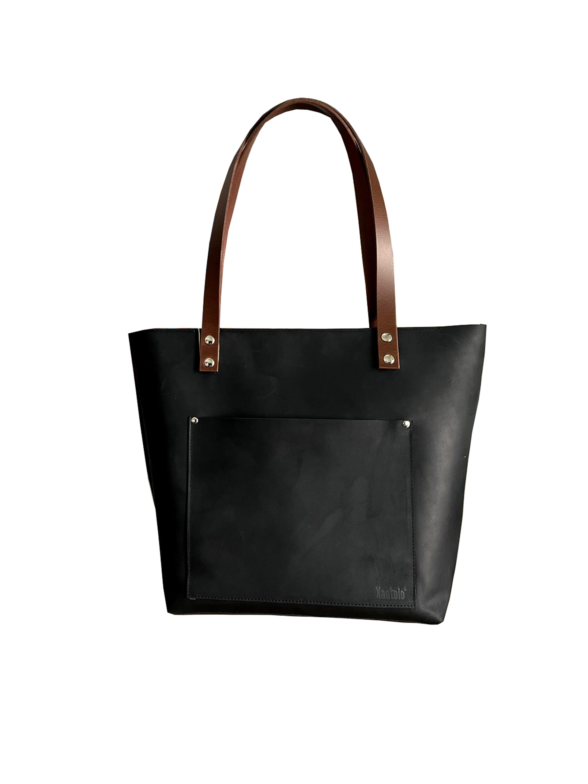 TOTE BAG Xantolo | Bolso de Piel Plena Flor, Hecho a Mano en México